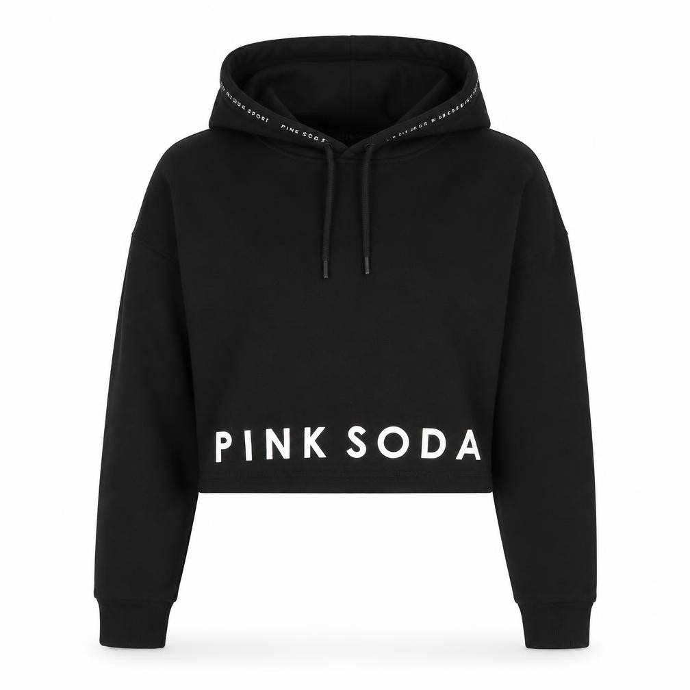 Pink Soda Sport Women's Black Pullover Hoodie Size 8