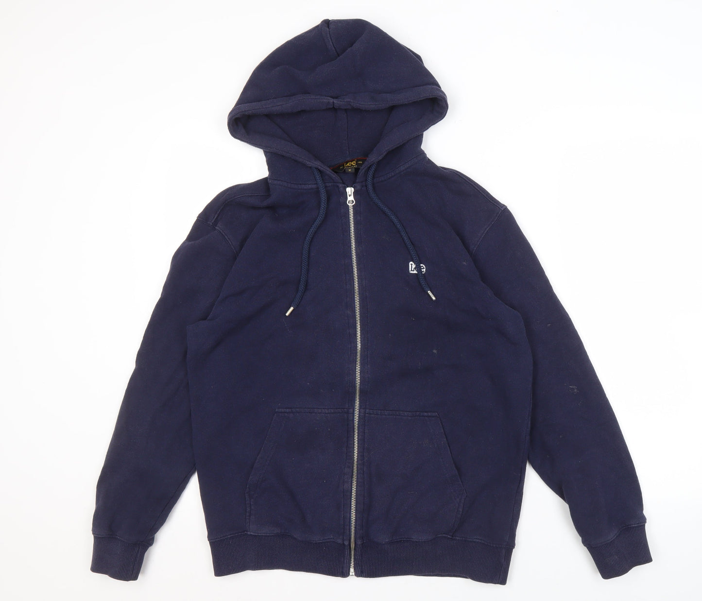 Lee Men's Blue Full Zip Hoodie M
