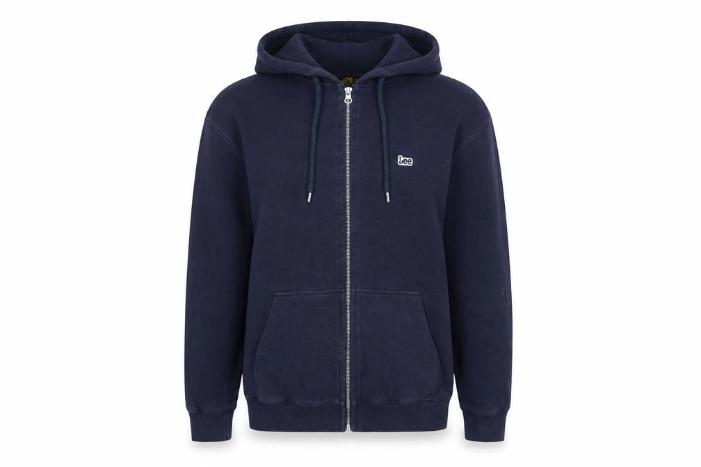 Lee Men's Blue Full Zip Hoodie M