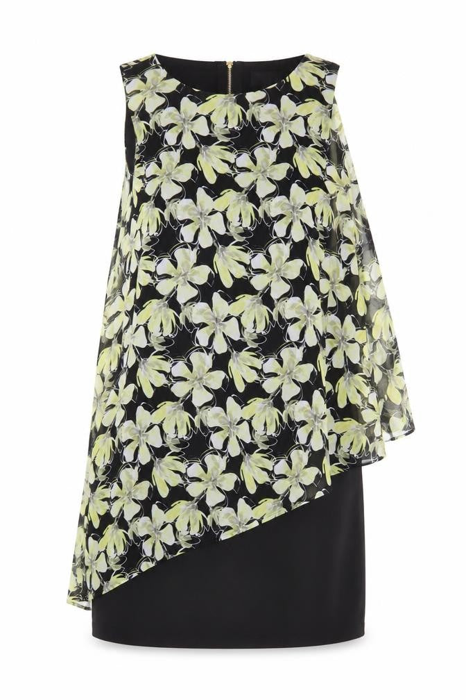 Klass Women's Floral Sleeveless Dress, Size 12