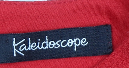 Kaleidoscope Women's Red Long Sleeve Dress 12