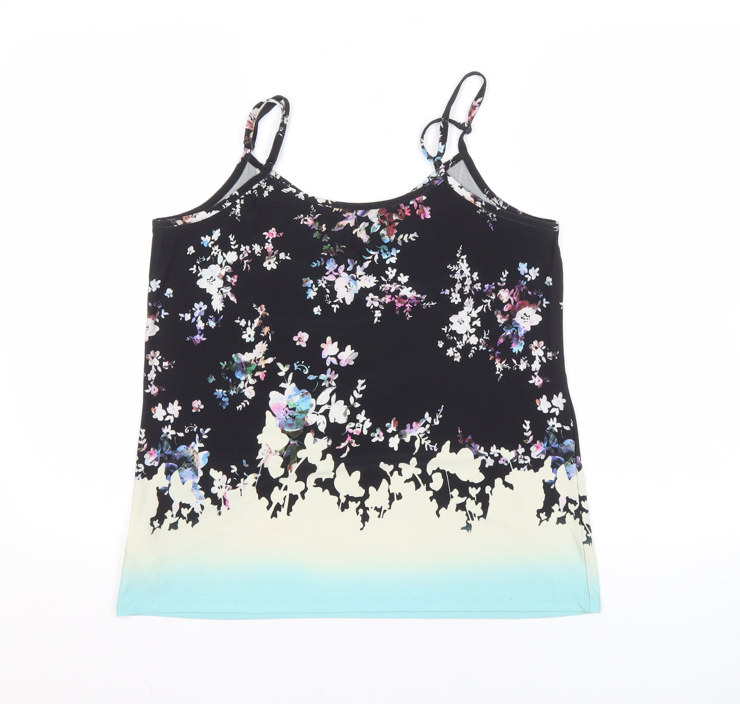 Warehouse Women's Black Floral Camisole Size 10