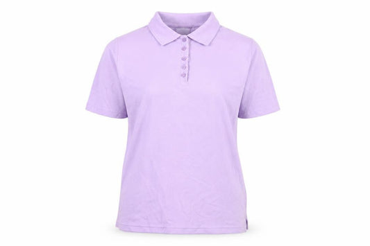 ISLE Women's Purple Polo Shirt M Short Sleeve