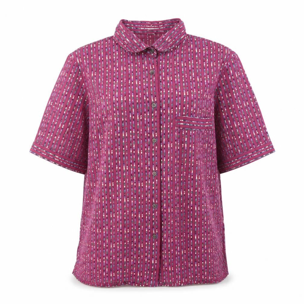 Jaeger Women's Multicoloured Button-Up Shirt Size 10