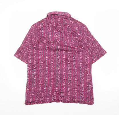 Back view of Jaeger Women's Multicoloured Button-Up Shirt, size 10