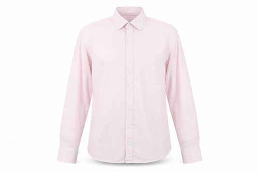 Charles Tyrwhitt Men's Pink Striped Classic Fit Shirt 44