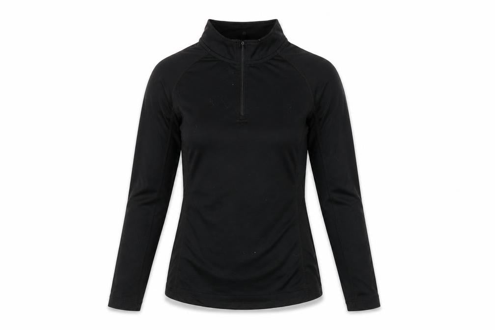 Karrimor Black Women's Henley Sweatshirt, Size 8, Slim Fit