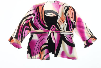 Bassini Women's Multicoloured Kimono Blouse - XL
