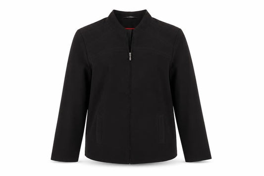 Bonmarché Women's Black Jacket Size 16 Full Zip Casual