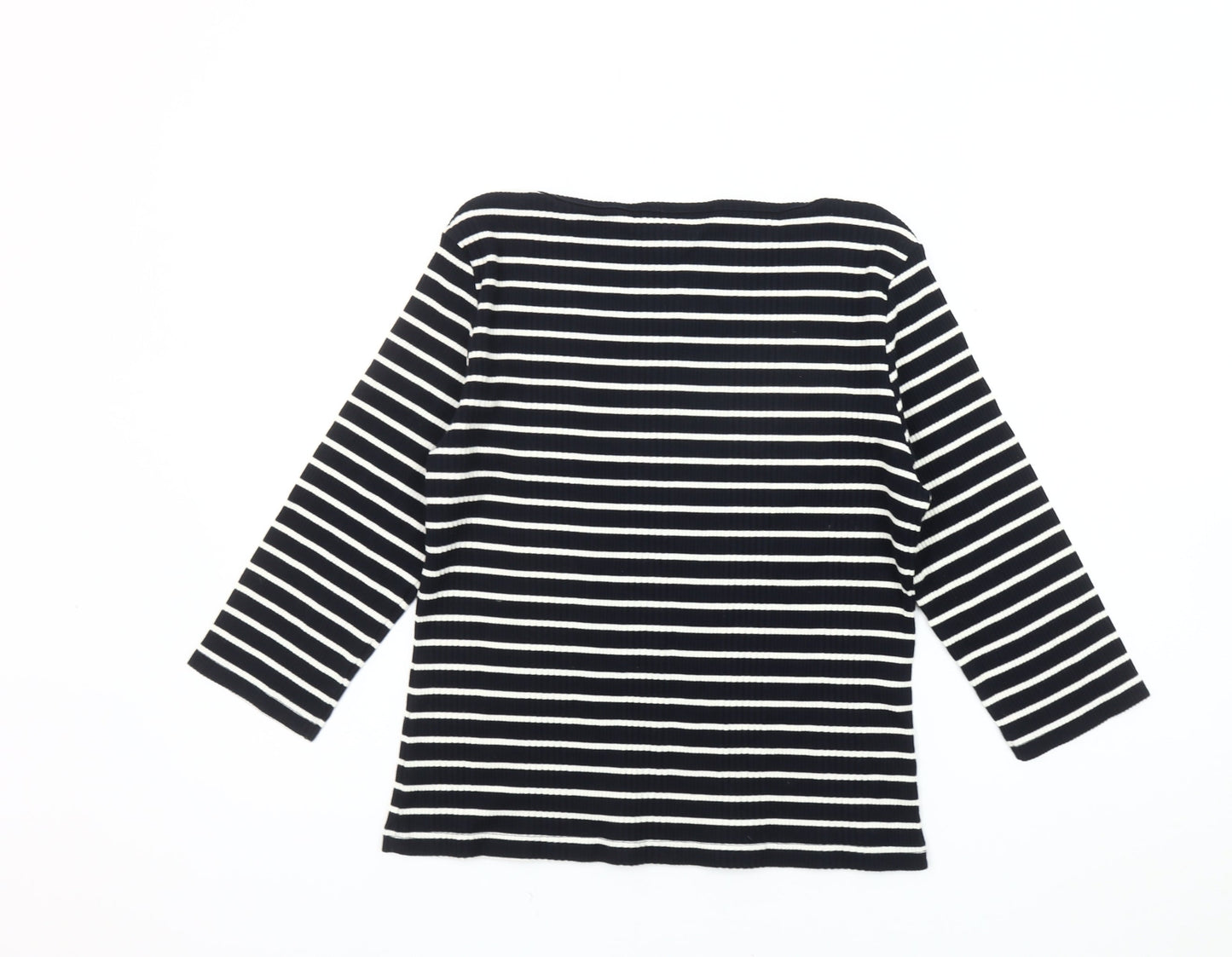 Joie de Vivre Women's 3/4 Sleeve Striped T-Shirt