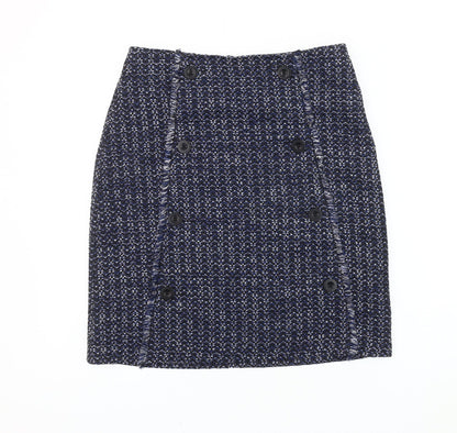 Warehouse Women's Blue Pencil Skirt UK 10