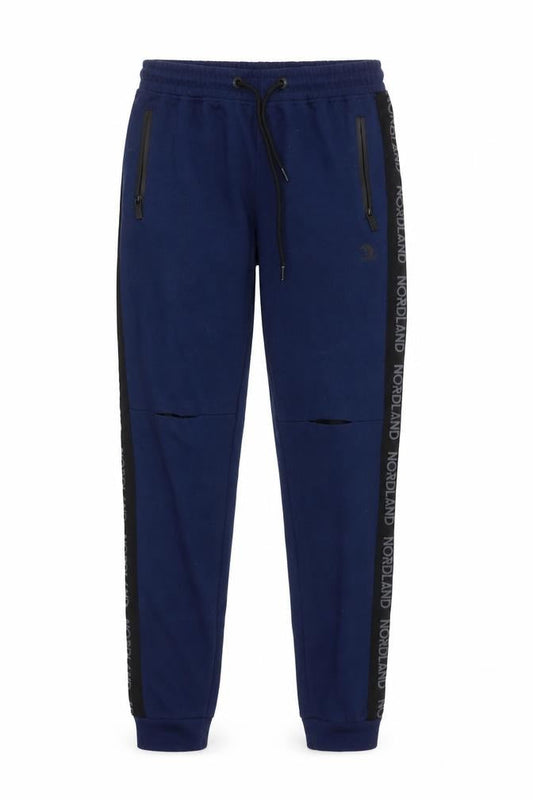 Front view of Nordland boys’ blue jogger trousers 15-16 years