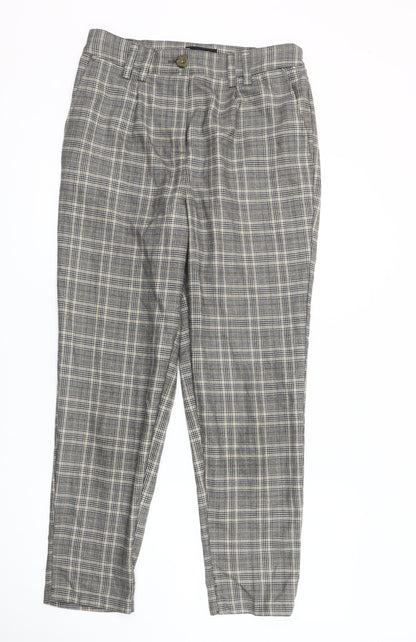 Next Women's Multicoloured Check Trousers Size 12