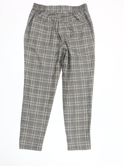 Next Women's Multicoloured Check Trousers Size 12