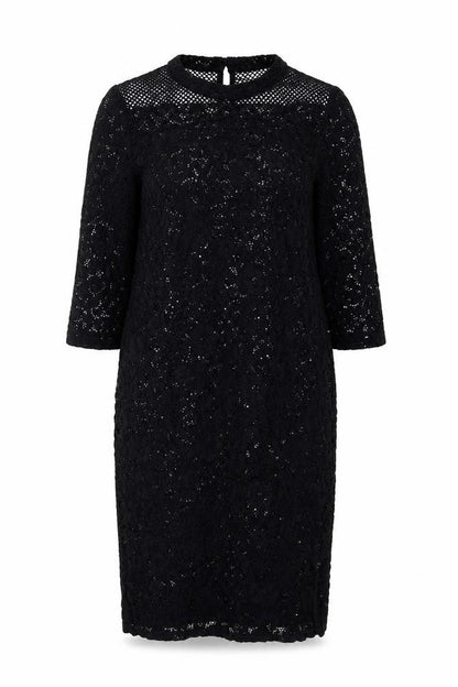 Marks & Spencer Women Black Lace Dress Size 16
