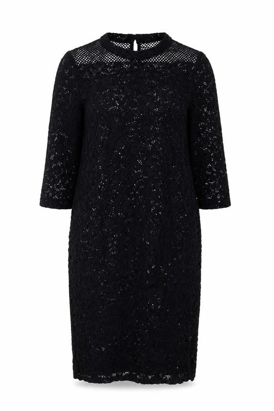 Marks & Spencer Women Black Lace Dress Size 16