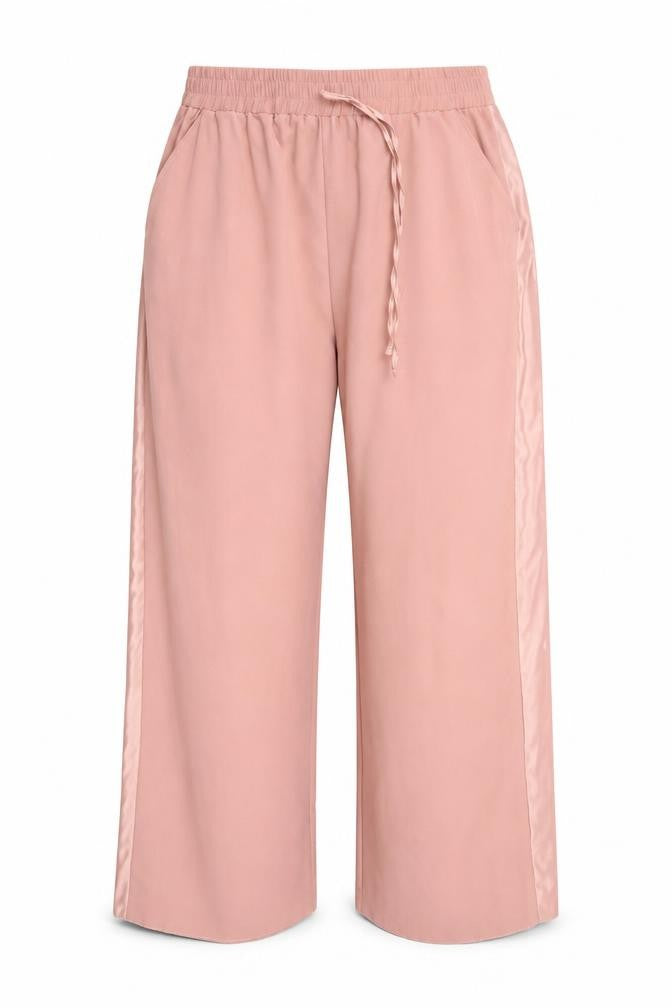 Principles Women's Pink Wide-Leg Trousers, Size 18