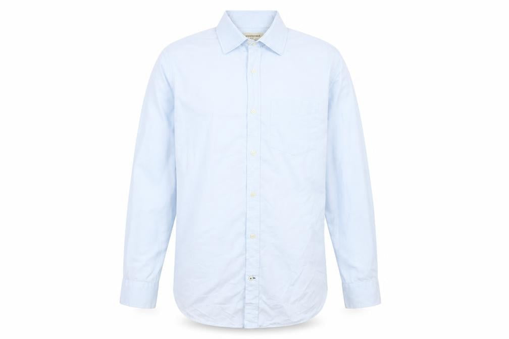 Banana Republic Men's Blue Button-Up Shirt XL