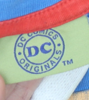 DC Comics Originals Men's Blue Superman L T-Shirt
