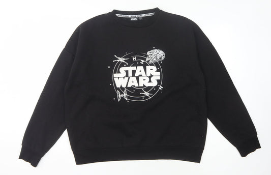 Star Wars Black Graphic Sweatshirt Unisex Medium