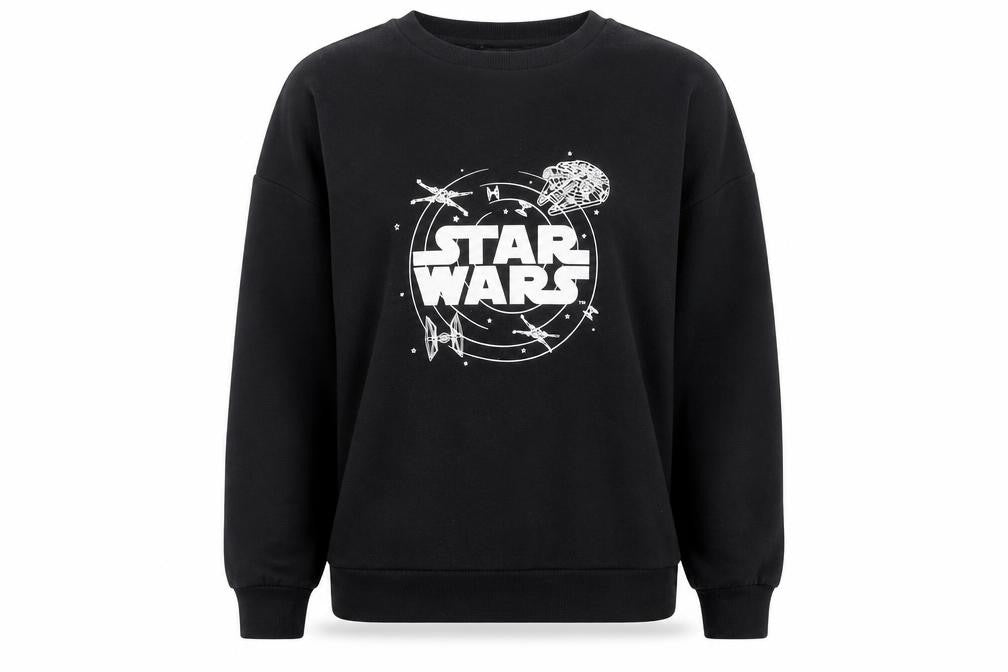 Star Wars Black Graphic Sweatshirt Unisex Medium