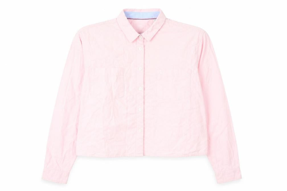 Jack Wills Women Pink Button-Up Shirt UK14