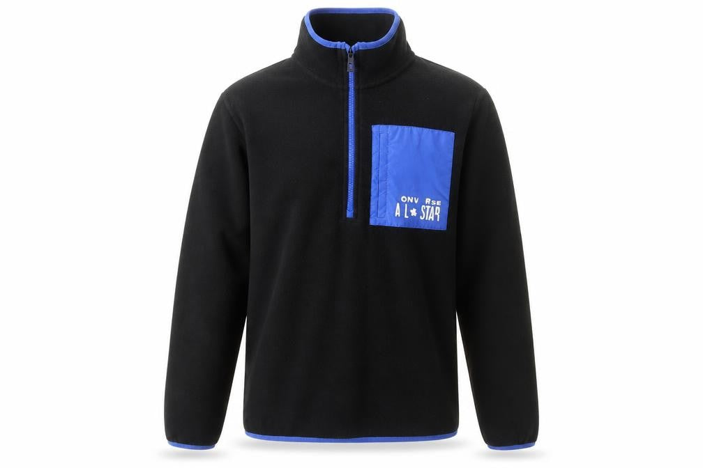 Converse Boys Black Fleece Pullover Sweatshirt XL