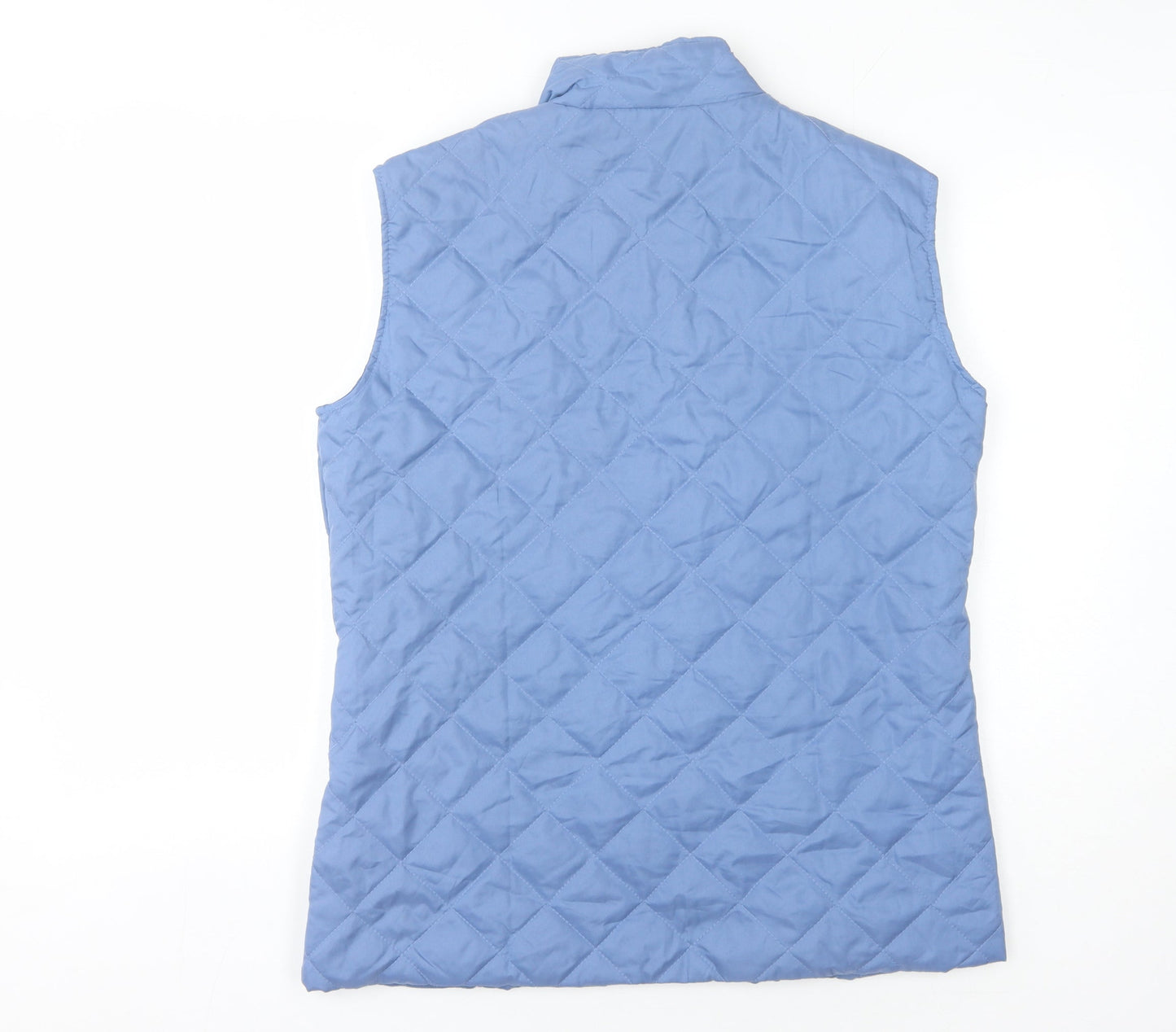 Anne de Lancay Women's Blue Quilted Waistcoat M
