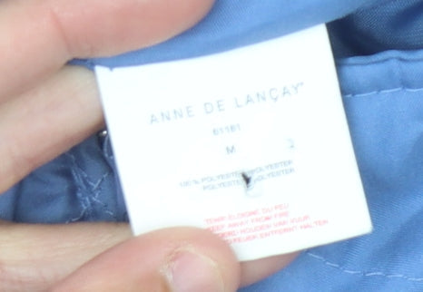 Anne de Lancay Women's Blue Quilted Waistcoat M