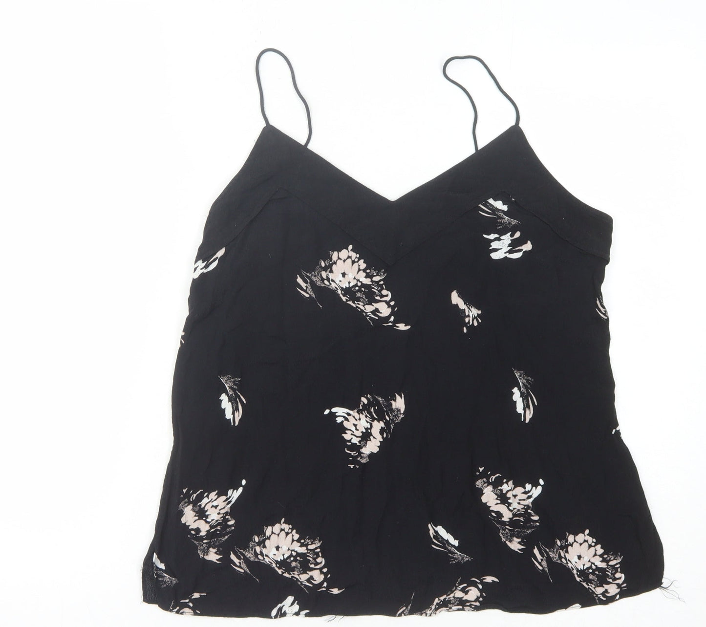 Jigsaw Women's Black Floral Camisole Top Size 14