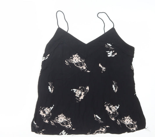 Jigsaw Women's Black Floral Camisole Top Size 14