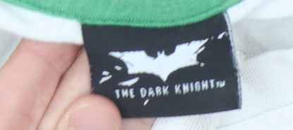 Preloved The Dark Knight Unisex White Graphic T-Shirt, S - Detail