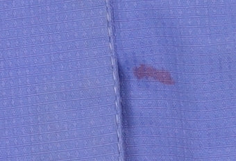 Close-up detail of Mountain Warehouse Blue girls’ hooded jacket 3-4 years