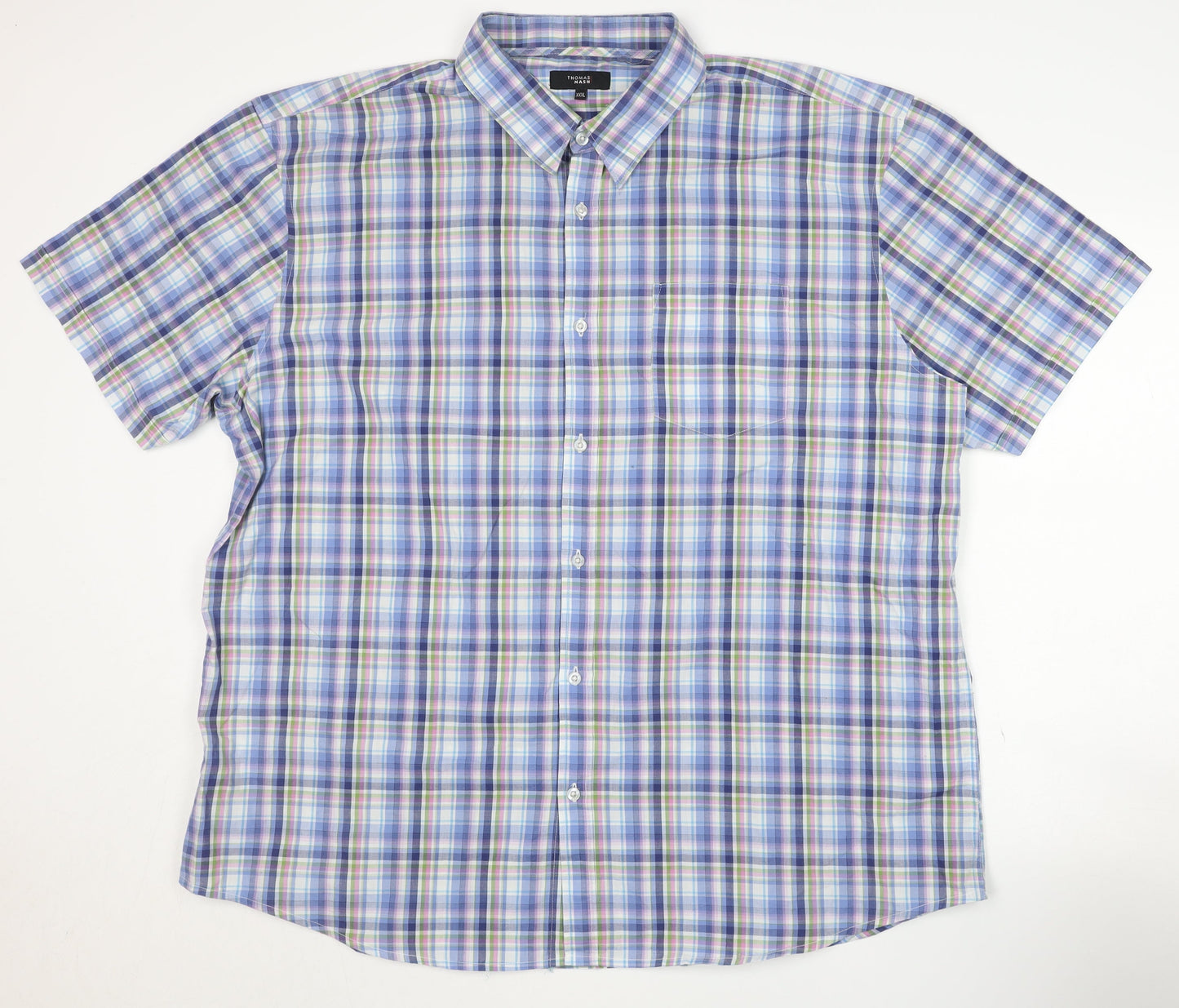 Thomas Nash Men's Multicoloured 3XL Plaid Shirt