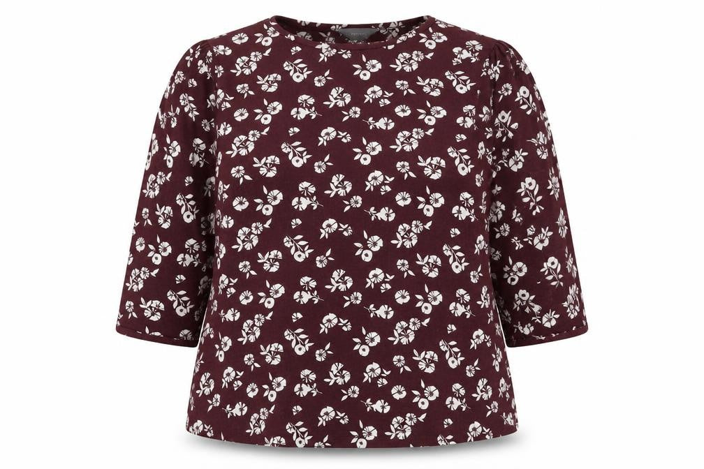 Principles Women's Red Floral Blouse Size 18