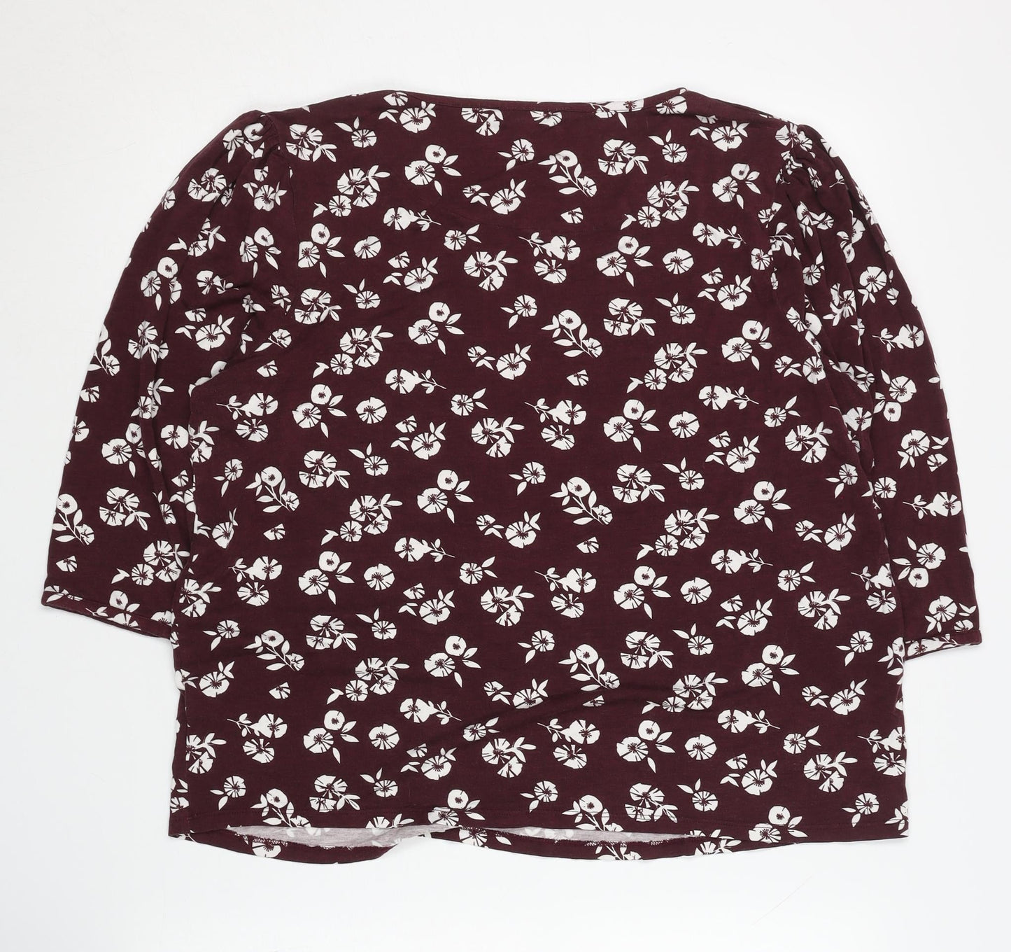 Principles Women's Red Floral Blouse Size 18