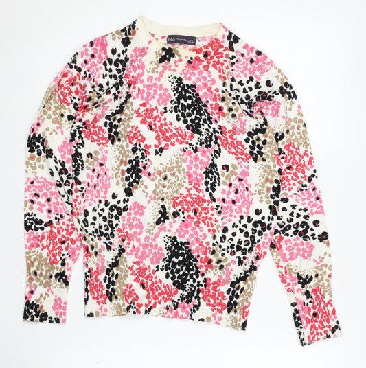 Marks and Spencer Women's Multicoloured Animal Print Jumper