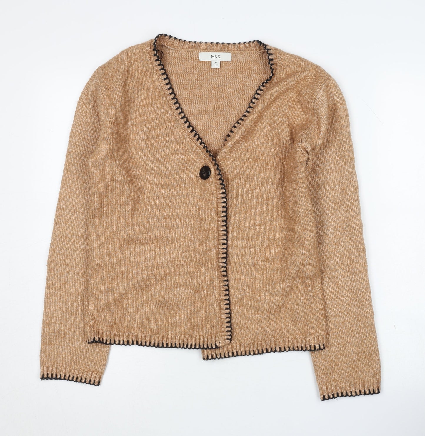 Marks and Spencer Women’s Beige Cardigan XS V-Neck