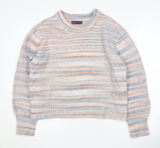 Marks and Spencer Women's Multicoloured Pullover Jumper M