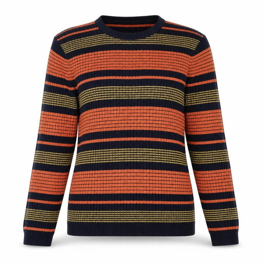 Bonmarché Women's Multicoloured Striped Pullover Jumper M