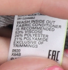 Marks and Spencer Women's Multicoloured Mock Neck Jumper