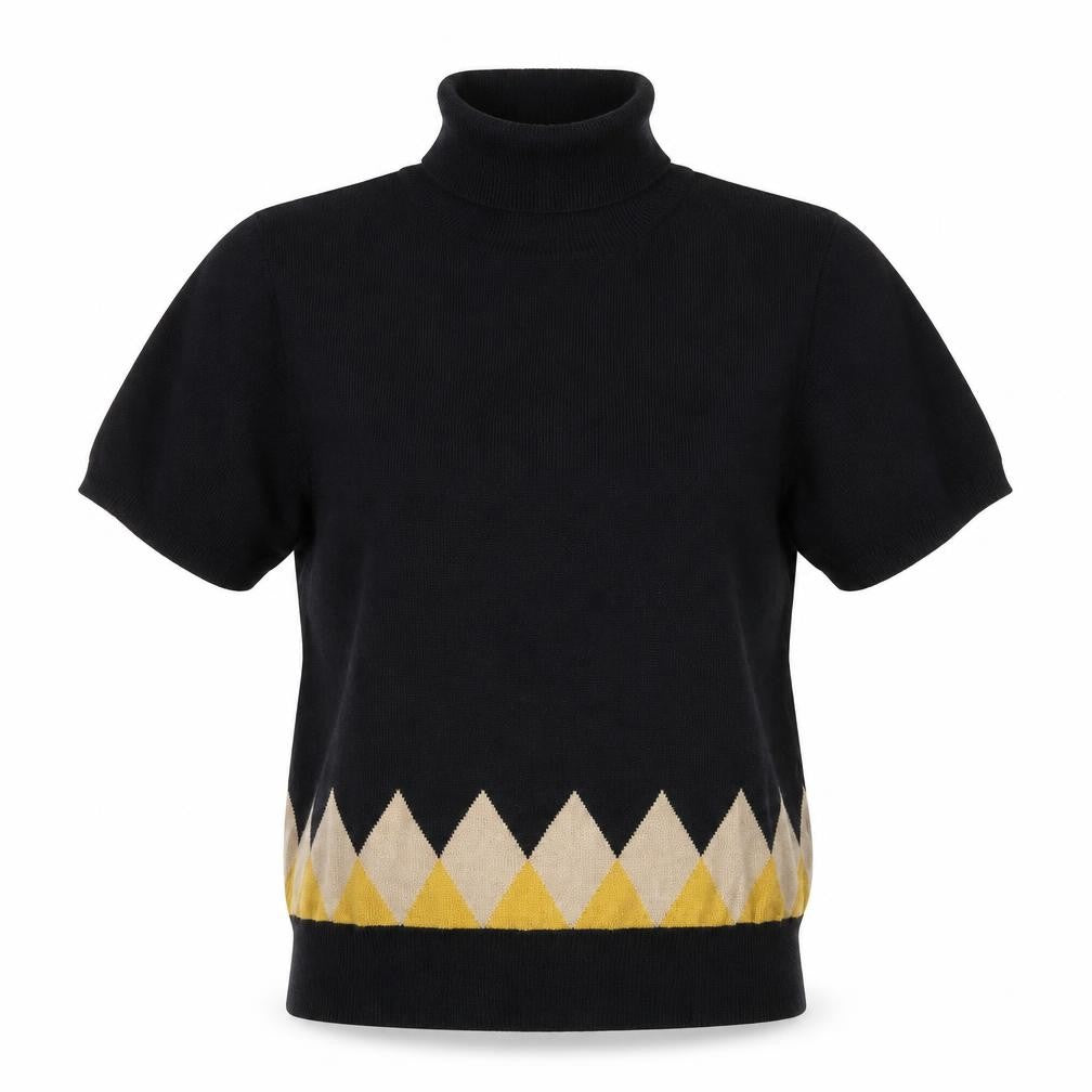 Kumikyoku Women's Black Pullover Jumper Size 9