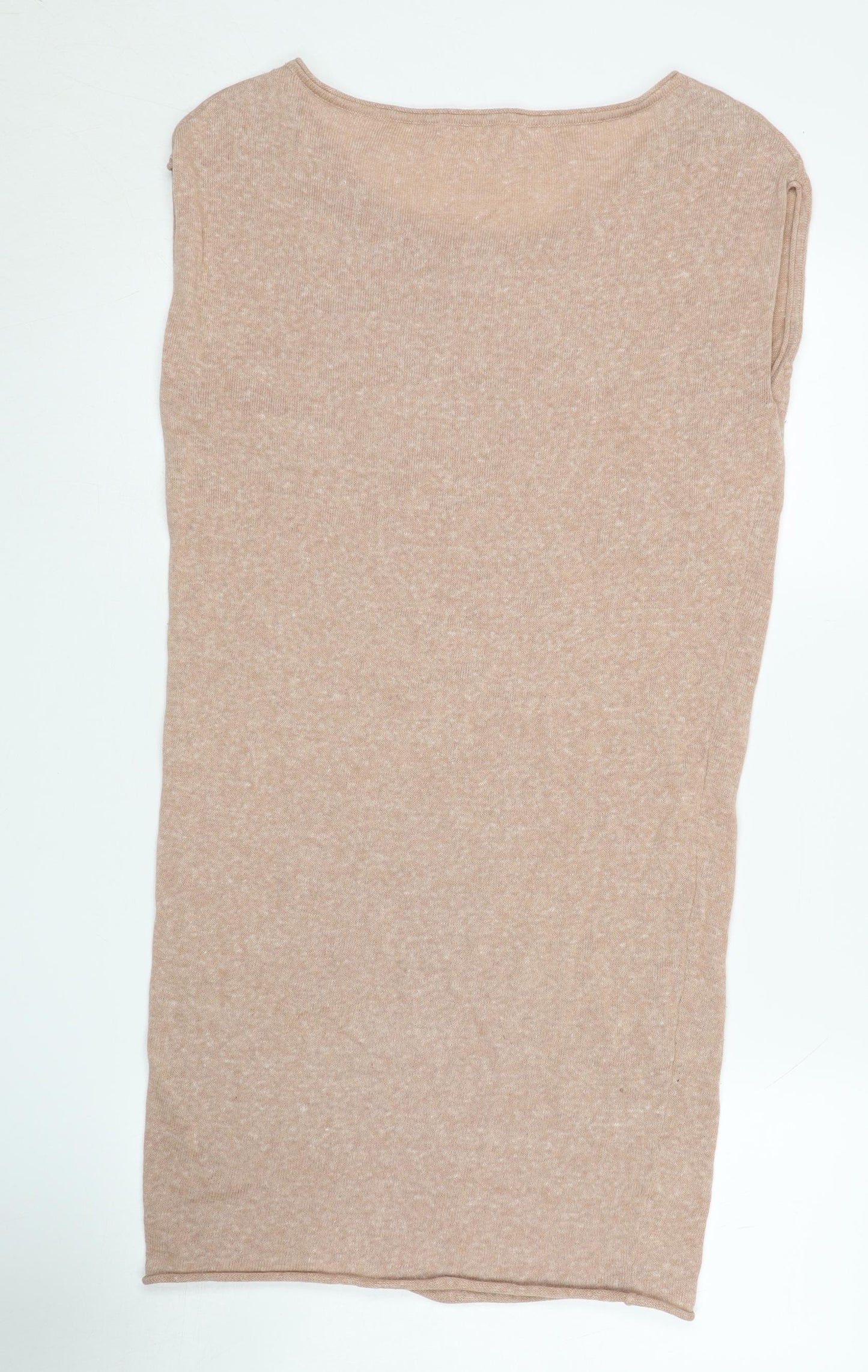 YAYA Beige Sleeveless Women's Dress - Size S