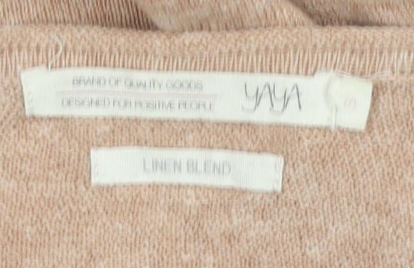 YAYA Beige Sleeveless Women's Dress - Size S