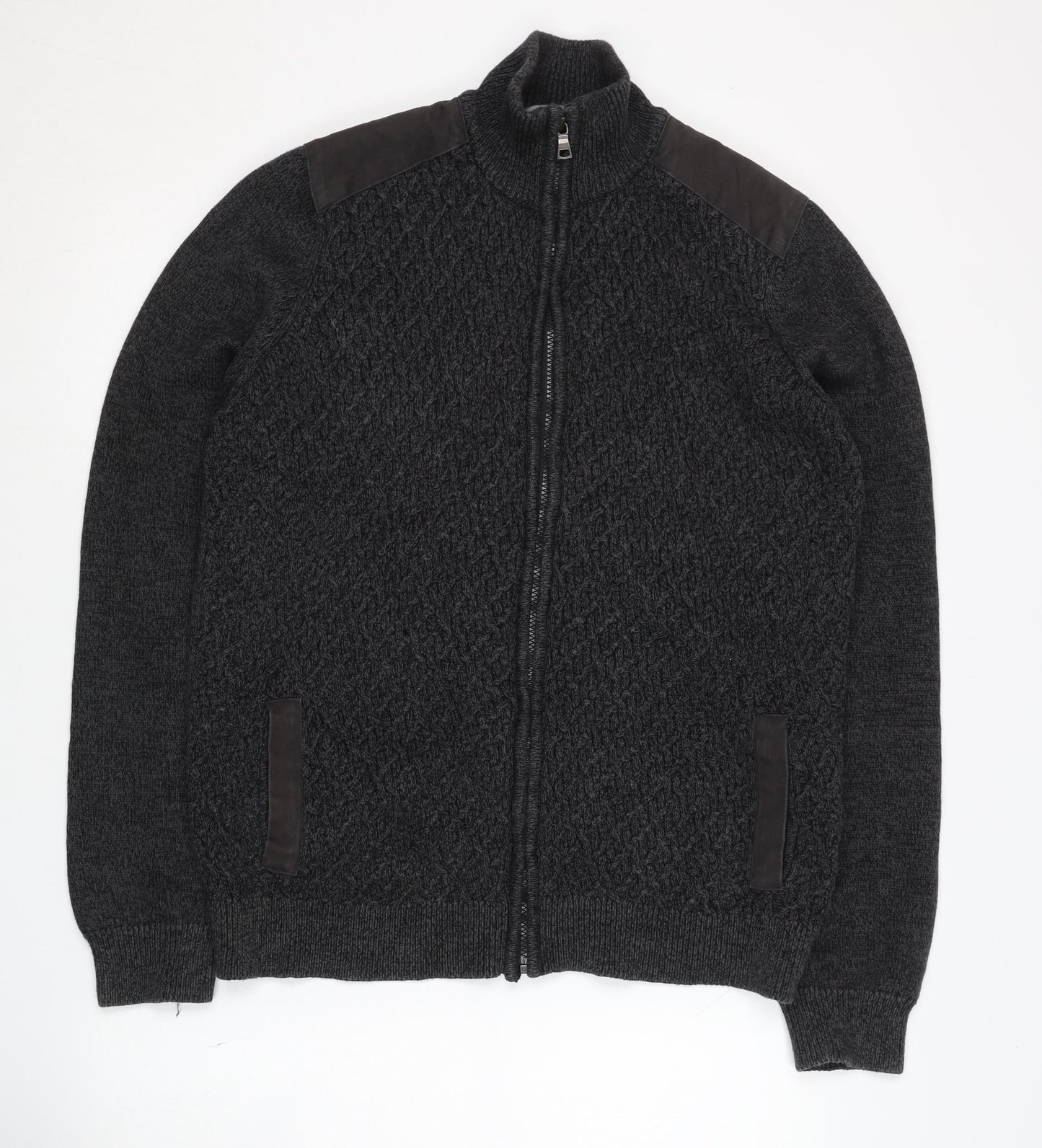 Marks and Spencer Men's Black Cotton Jacket Large