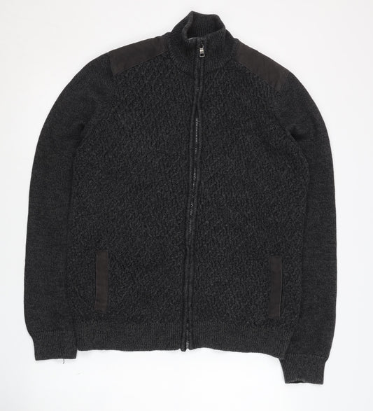 Marks and Spencer Men's Black Cotton Jacket Large