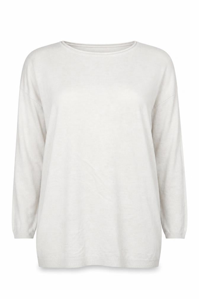 H&M Women's Ivory Pullover Jumper, Size L, Casual Wear