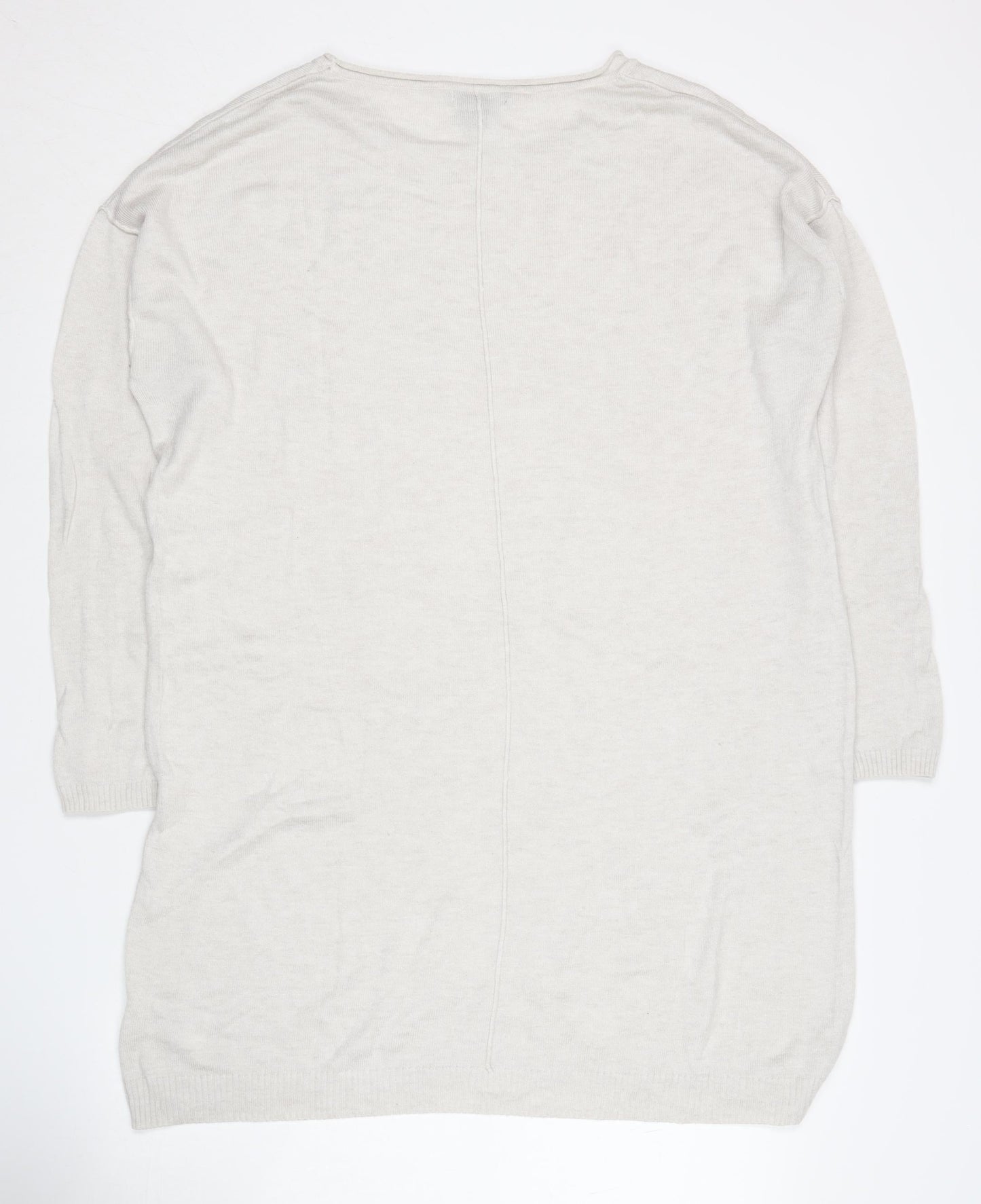H&M Women's Ivory Pullover Jumper, Size L, Casual Wear