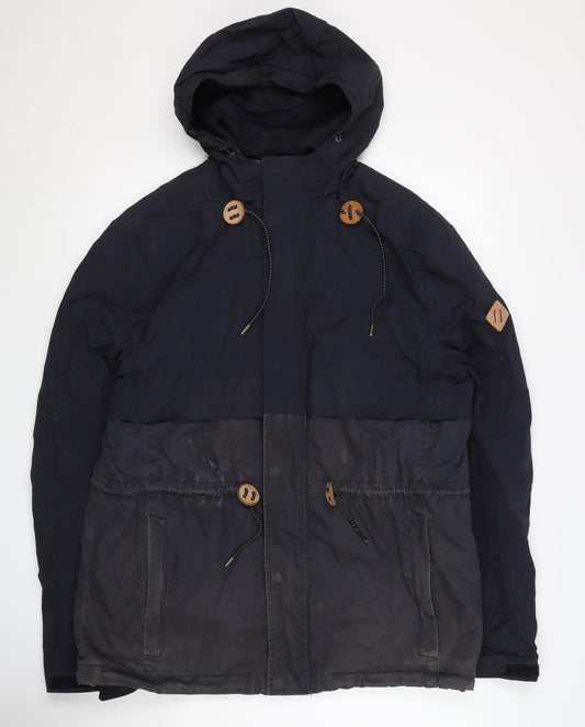 Uniformes Generale Men's Black Hooded Jacket Size L