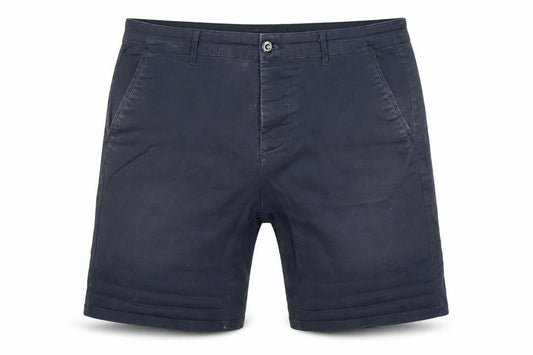 Front view of ASOS Men's Blue Chino Shorts, size 34, Casual